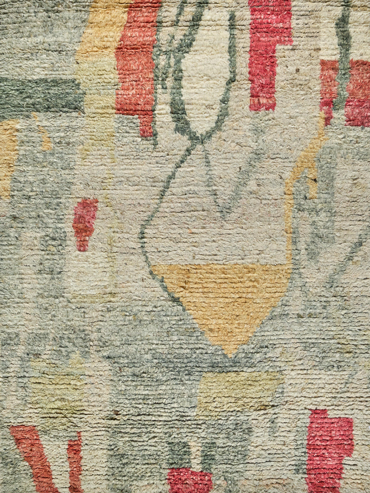 Exquisite Rugs Marrakesh hand-knotted Wool 7426 Red/Yellow/Multi 10' x 8' Area Rug