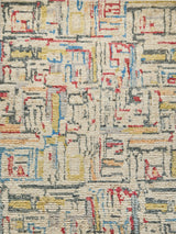 Exquisite Rugs Marrakesh hand-knotted Wool 7428 Red/Yellow/Multi 10' x 8' Area Rug
