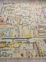 Exquisite Rugs Marrakesh hand-knotted Wool 7428 Red/Yellow/Multi 10' x 8' Area Rug
