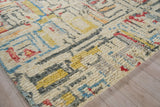 Exquisite Rugs Marrakesh hand-knotted Wool 7428 Red/Yellow/Multi 12' x 9' Area Rug