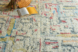 Exquisite Rugs Marrakesh hand-knotted Wool 7428 Red/Yellow/Multi 12' x 9' Area Rug