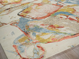 Exquisite Rugs Vibrance hand-knotted Wool/Bamboo Silk 7437 Pink/Red/Blue/Multi 10' x 8' Area Rug