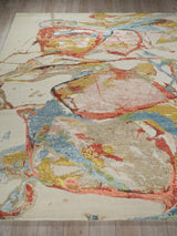 Exquisite Rugs Vibrance hand-knotted Wool/Bamboo Silk 7437 Pink/Red/Blue/Multi 10' x 8' Area Rug