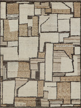 Exquisite Rugs Alcama hand-knotted New Zealand Wool 7454 Beige/Ivory/Brown 10' x 8' Area Rug
