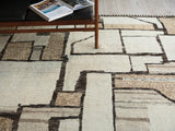 Exquisite Rugs Alcama hand-knotted New Zealand Wool 7454 Beige/Ivory/Brown 10' x 8' Area Rug