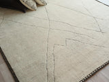 Exquisite Rugs Mojave hand-knotted New Zealand Wool 7455 Ivory/Espresso 18' x 14' Area Rug