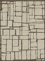 Exquisite Rugs Mojave hand-knotted New Zealand Wool 7457 Ivory/Espresso 14' x 10' Area Rug
