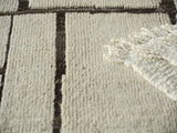 Exquisite Rugs Mojave hand-knotted New Zealand Wool 7457 Ivory/Espresso 14' x 10' Area Rug