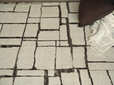 Exquisite Rugs Mojave hand-knotted New Zealand Wool 7457 Ivory/Espresso 10' x 8' Area Rug