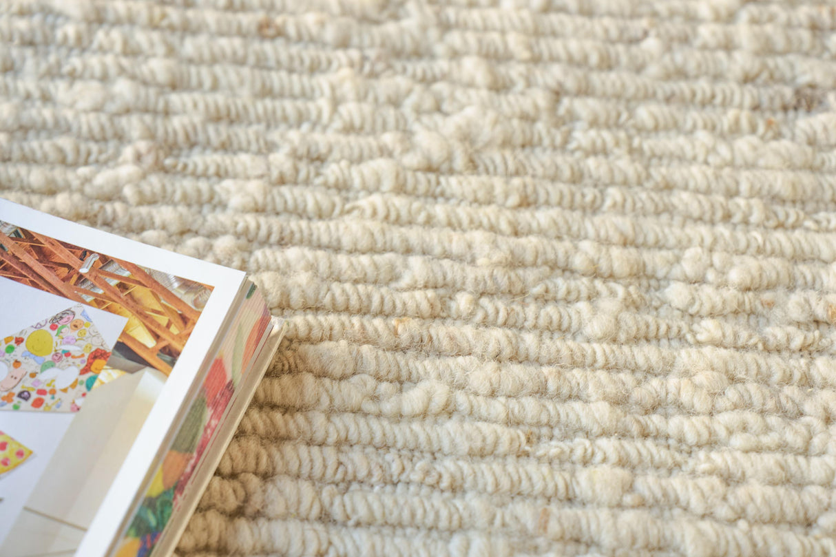 Exquisite Rugs Navarra handloomed New Zealand Wool 7460 Ivory 10' x 8' Area Rug