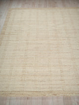 Exquisite Rugs Desi hand-knotted Wool 7461 Beige 9' x 6' Area Rug