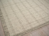 Exquisite Rugs Desi hand-knotted Wool 7462 Silver 10' x 8' Area Rug