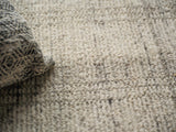 Exquisite Rugs Desi hand-knotted Wool 7462 Silver 10' x 8' Area Rug
