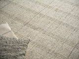 Exquisite Rugs Desi hand-knotted Wool 7462 Silver 9' x 6' Area Rug