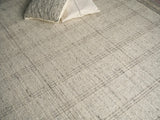Exquisite Rugs Desi hand-knotted Wool 7462 Silver 9' x 6' Area Rug