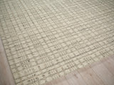 Exquisite Rugs Desi hand-knotted Wool 7463 Light Silver 14' x 10' Area Rug