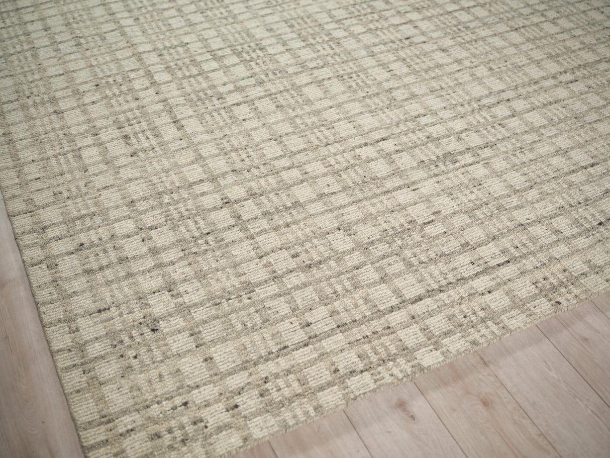 Exquisite Rugs Desi hand-knotted Wool 7463 Light Silver 18' x 14' Area Rug