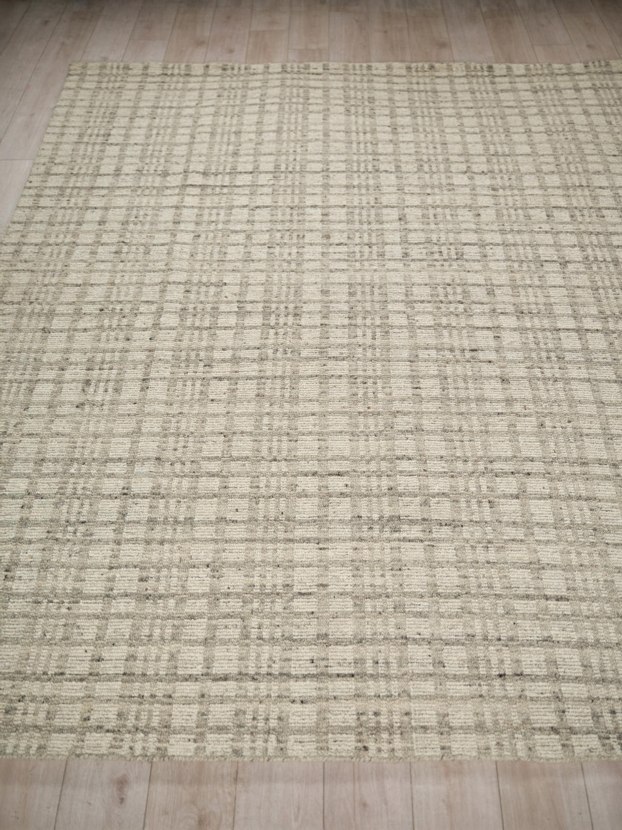 Exquisite Rugs Desi hand-knotted Wool 7463 Light Silver 12' x 9' Area Rug