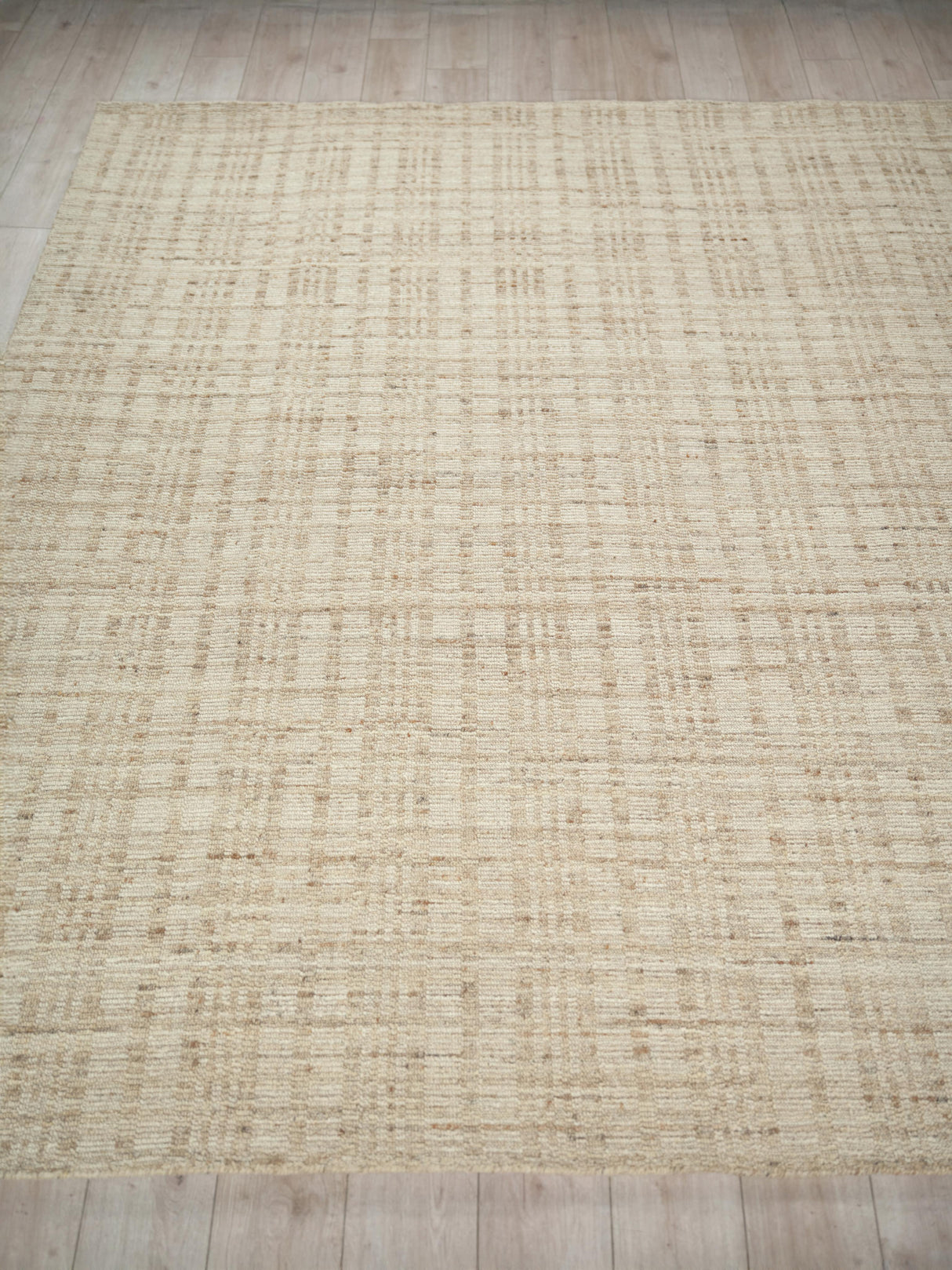 Exquisite Rugs Desi hand-knotted Wool 7464 Light Beige 14' x 10' Area Rug