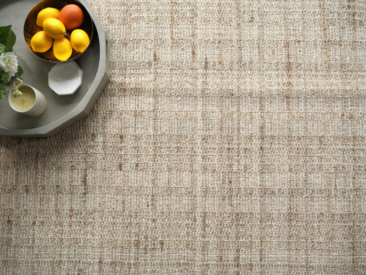 Exquisite Rugs Desi hand-knotted Wool 7464 Light Beige 14' x 10' Area Rug