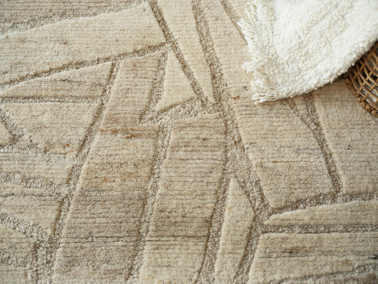 Exquisite Rugs Boma hand-knotted Wool 7465 Beige 18' x 14' Area Rug