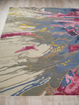 Exquisite Rugs Solara hand-tufted New Zealand Wool 7480 Pink/Blue/Multi 10' x 8' Area Rug