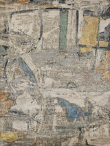 Exquisite Rugs Floor Art hand-knotted Bamboo Silk 7486 Blue/Silver/Multi 10' x 8' Area Rug