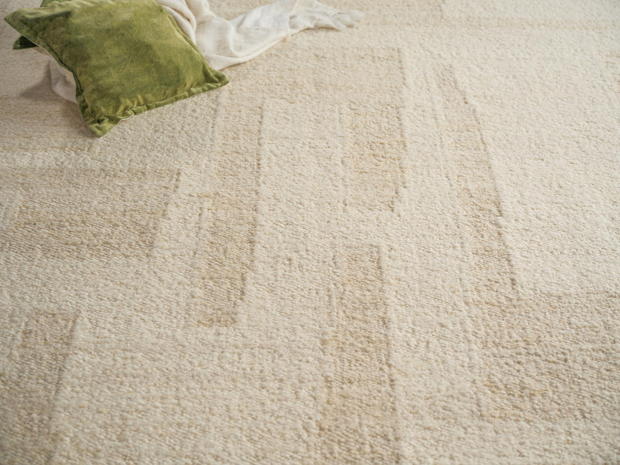 Exquisite Rugs Sunstone flatweave Wool 7487 Ivory/Cream 9' x 6' Area Rug