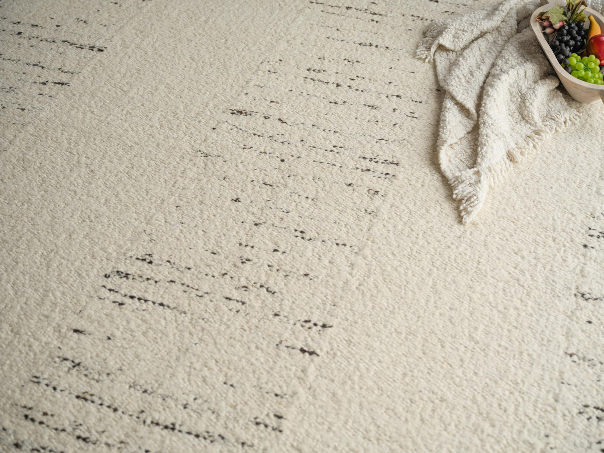 Exquisite Rugs Sunstone flatweave Wool 7489 Ivory/Black 15' x 12' Area Rug
