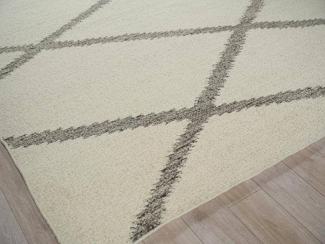 Exquisite Rugs Sunstone flatweave Wool 7490 Ivory/Black 18' x 14' Area Rug