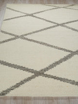 Exquisite Rugs Sunstone flatweave Wool 7490 Ivory/Black 18' x 14' Area Rug