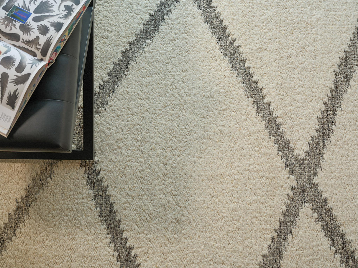 Exquisite Rugs Sunstone flatweave Wool 7490 Ivory/Black 18' x 14' Area Rug