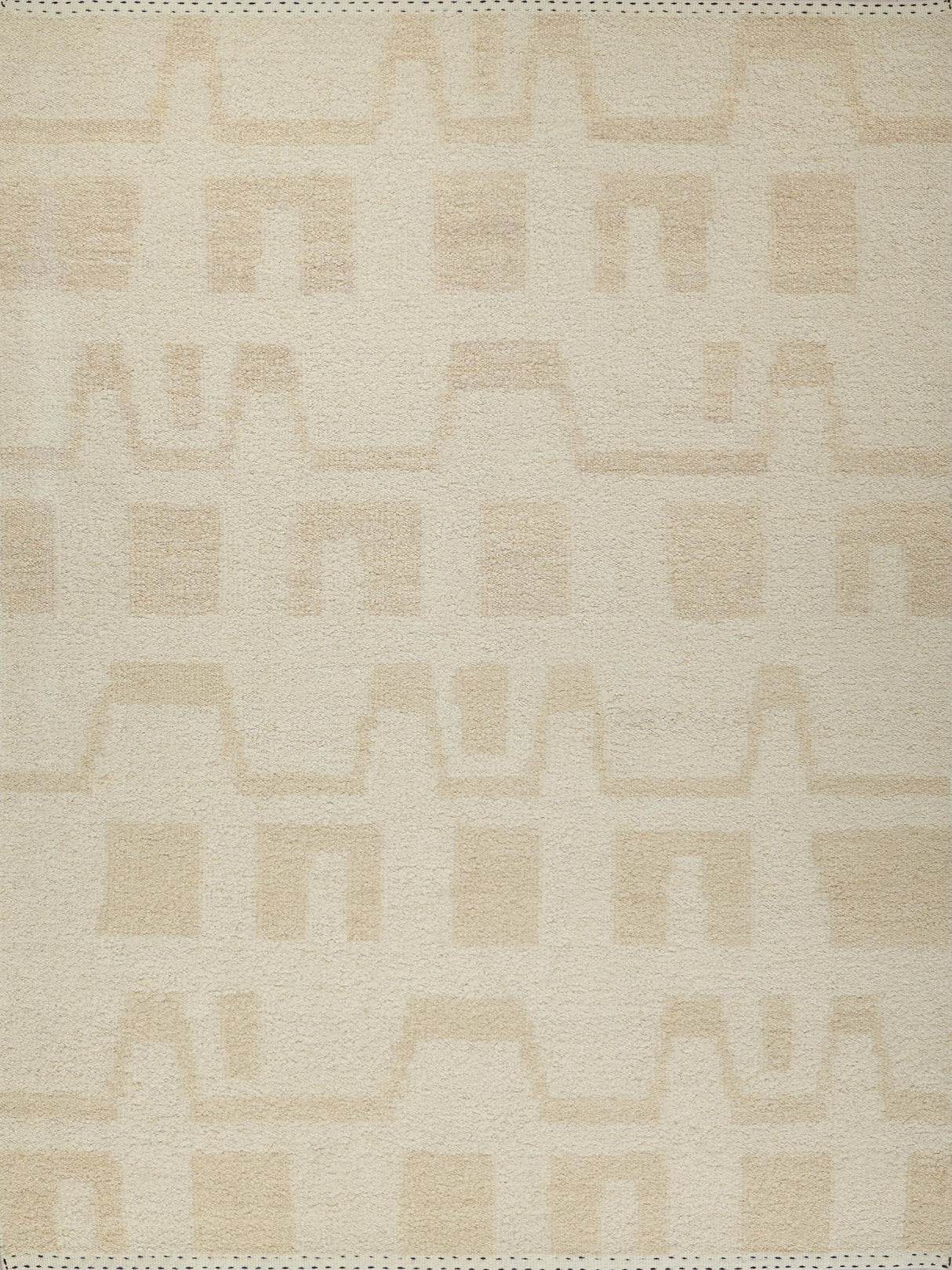 Exquisite Rugs Sunstone flatweave Wool 7491 Ivory/Beige 9' x 6' Area Rug