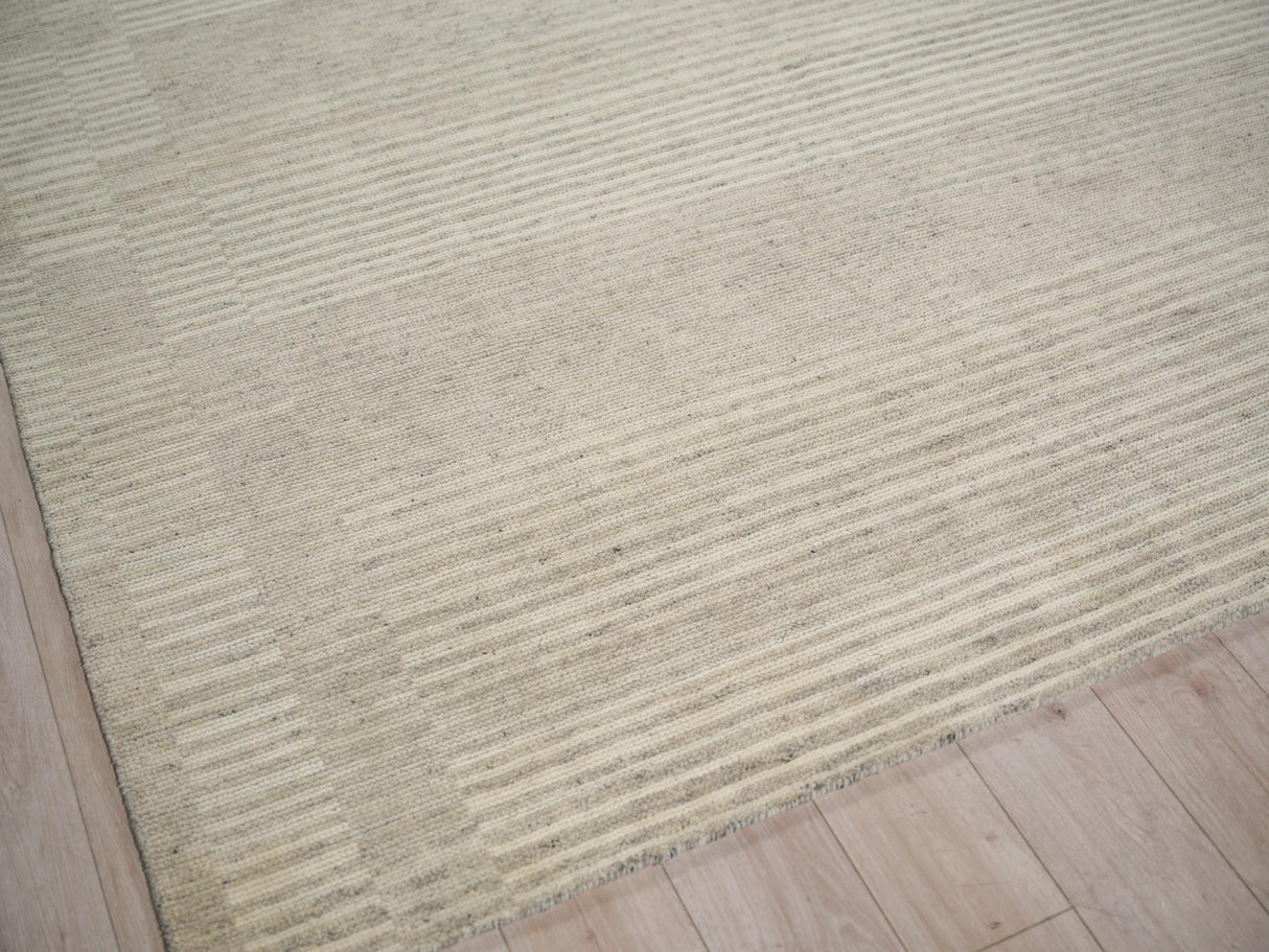 Exquisite Rugs Oslo hand-knotted Ghazni Wool 7493 Gray/Cream 15' x 12' Area Rug