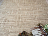 Exquisite Rugs Malmo hand-knotted New Zealand Wool 7494 Beige 10' x 8' Area Rug
