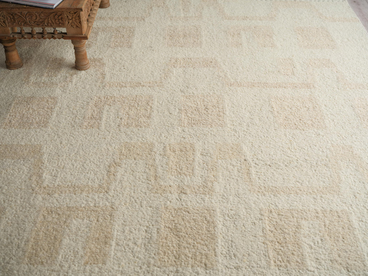 Exquisite Rugs Sunstone flatweave Wool 7491 Ivory/Beige 12' x 9' Area Rug