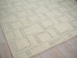 Exquisite Rugs Malmo hand-knotted New Zealand Wool 7497 Ivory/Beige/Taupe 15' x 12' Area Rug