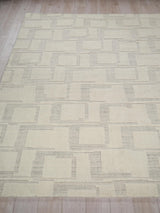 Exquisite Rugs Malmo hand-knotted New Zealand Wool 7497 Ivory/Beige/Taupe 15' x 12' Area Rug