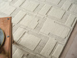 Exquisite Rugs Malmo hand-knotted New Zealand Wool 7497 Ivory/Beige/Taupe 10' x 8' Area Rug
