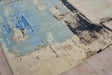 Exquisite Rugs Picasso hand-knotted Wool/Silk 7509 Blue 10' x 8' Area Rug