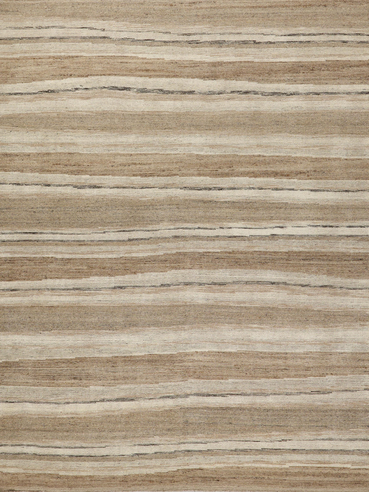 Exquisite Rugs Oslo hand-knotted Ghazni Wool 7513 Ivory/Brown 15' x 12' Area Rug