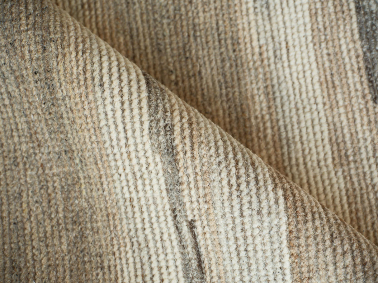 Exquisite Rugs Oslo hand-knotted Ghazni Wool 7513 Ivory/Brown 15' x 12' Area Rug