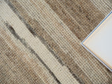 Exquisite Rugs Oslo hand-knotted Ghazni Wool 7513 Ivory/Brown 15' x 12' Area Rug
