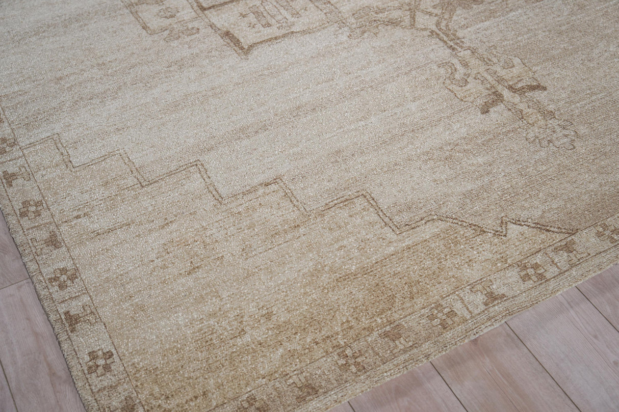 Exquisite Rugs Estate handloomed PET 7519 Light Gray/Gray 9' x 6' Area Rug