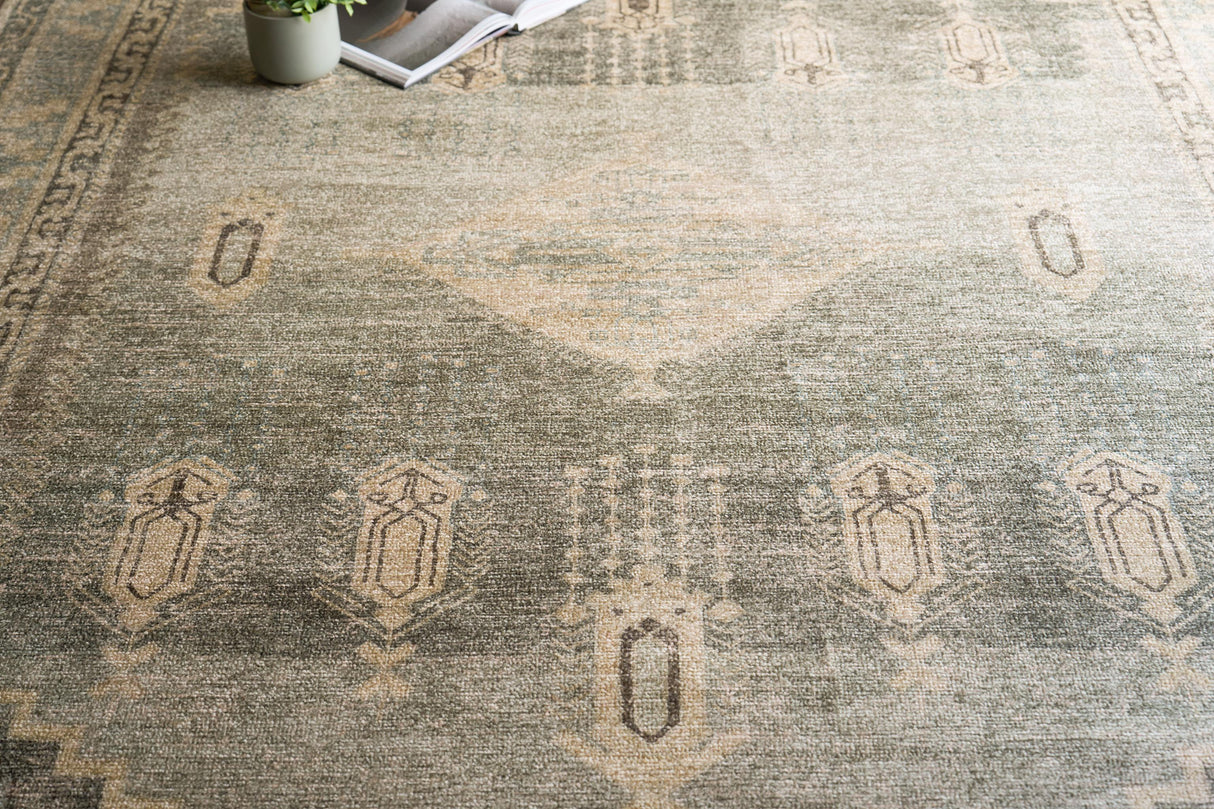 Exquisite Rugs Estate handloomed PET 7524 Gray/Beige 14' x 10' Area Rug