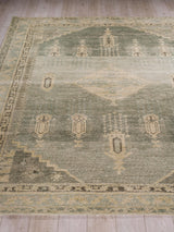 Exquisite Rugs Estate handloomed PET 7524 Gray/Beige 9' x 6' Area Rug