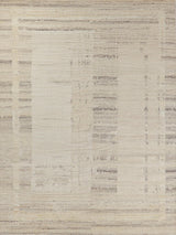 Exquisite Rugs Oslo hand-knotted Ghazni Wool 7537 Silver/Ivory 10' x 8' Area Rug