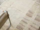 Exquisite Rugs Oslo hand-knotted Ghazni Wool 7537 Silver/Ivory 10' x 8' Area Rug