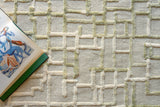Exquisite Rugs Vista handloomed Wool/Bamboo Silk 7571 Green 14' x 10' Area Rug