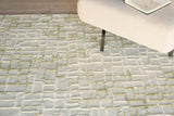 Exquisite Rugs Vista handloomed Wool/Bamboo Silk 7571 Green 15' x 12' Area Rug